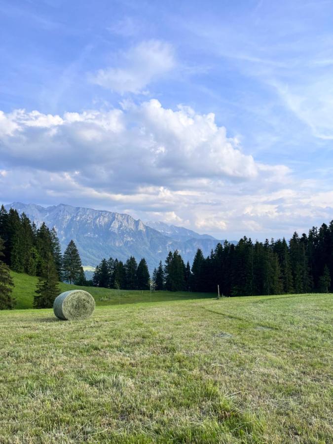 Ferienhaus Praschberg Niederndorferberg Esterno foto
