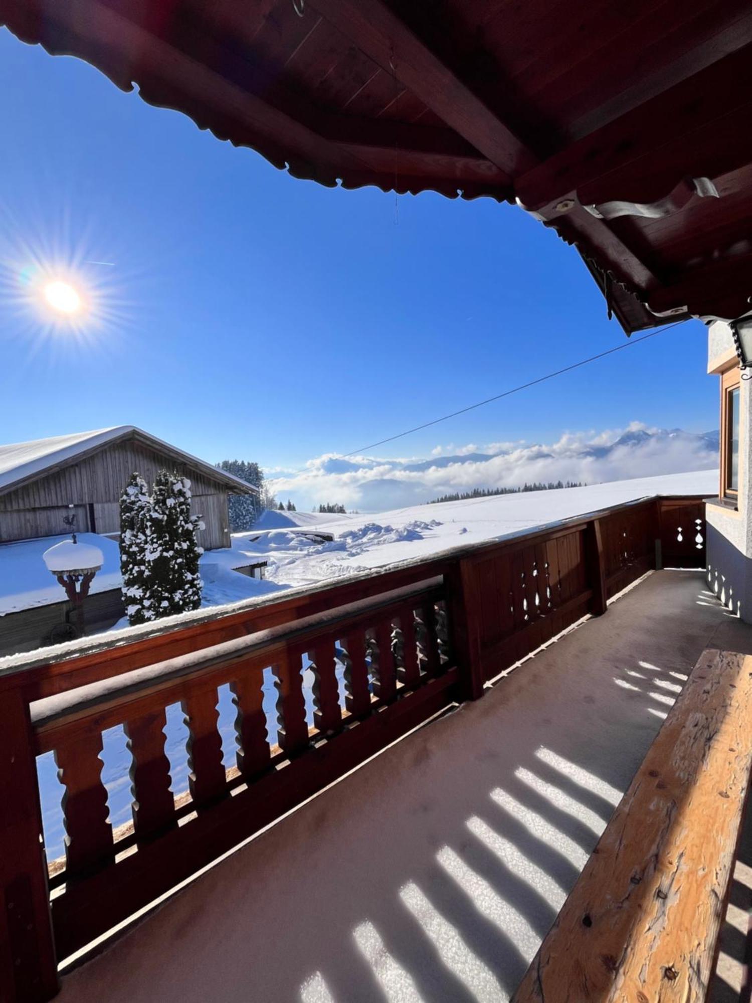 Ferienhaus Praschberg Niederndorferberg Esterno foto